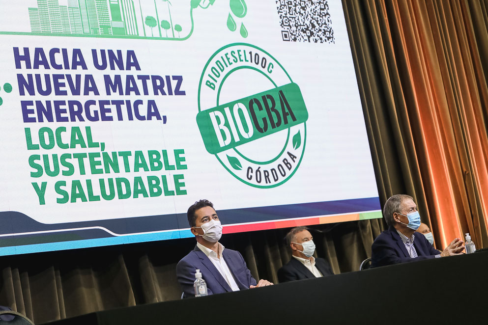 Calvo participó de la presentación del Programa de Autoconsumo de Biodiesel
