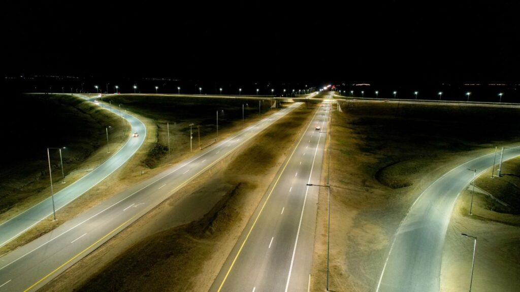 La autovía Juárez Celman ya cuenta con nueva iluminación