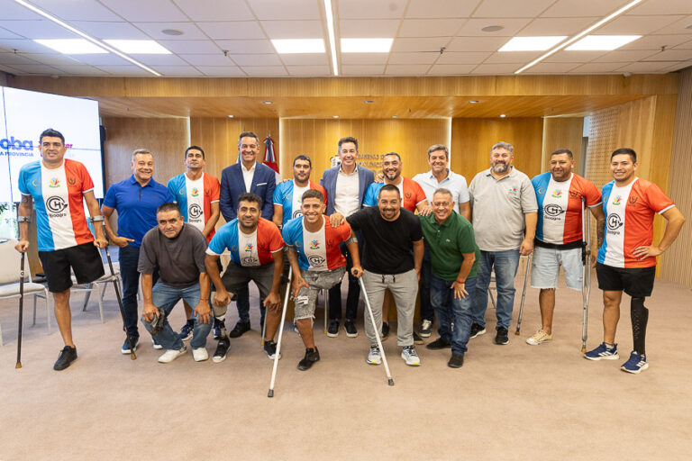 Córdoba acompaña a Los Teros en su camino a la Copa Libertadores de Fútbol de Amputados