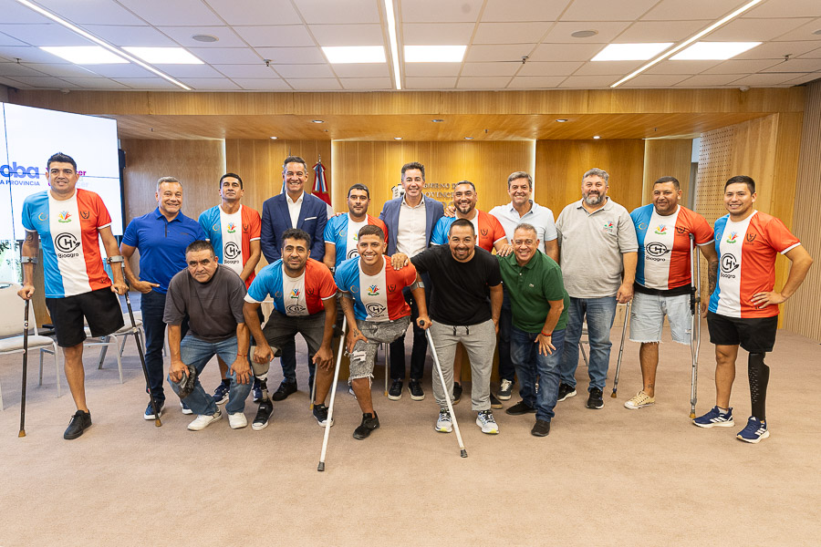 Córdoba acompaña a Los Teros en su camino a la Copa Libertadores de Fútbol de Amputados