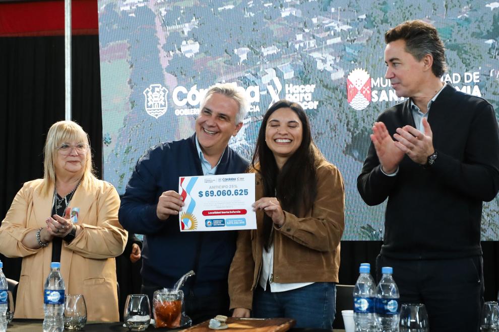 Recorrido con el gobernador por Santa Eufemia