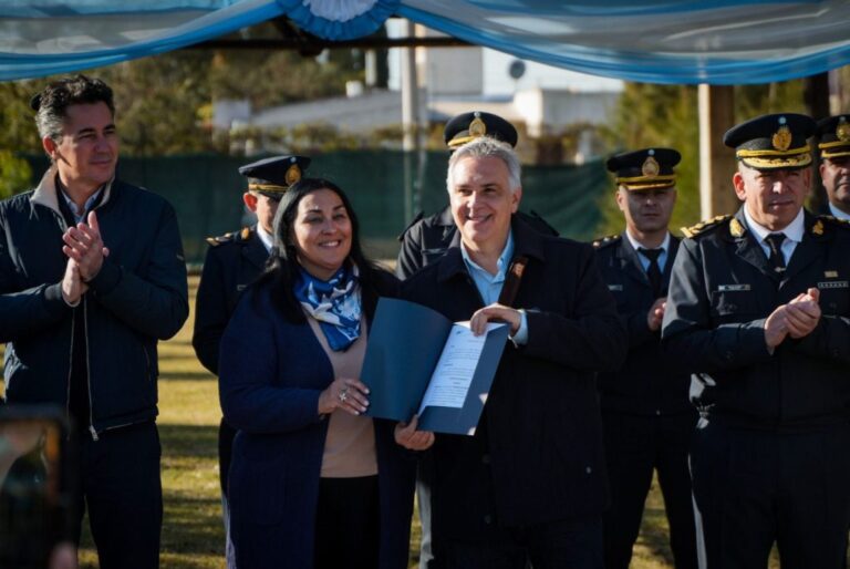 La Carlota: la Provincia inauguró otro anexo de la Escuela de Suboficiales