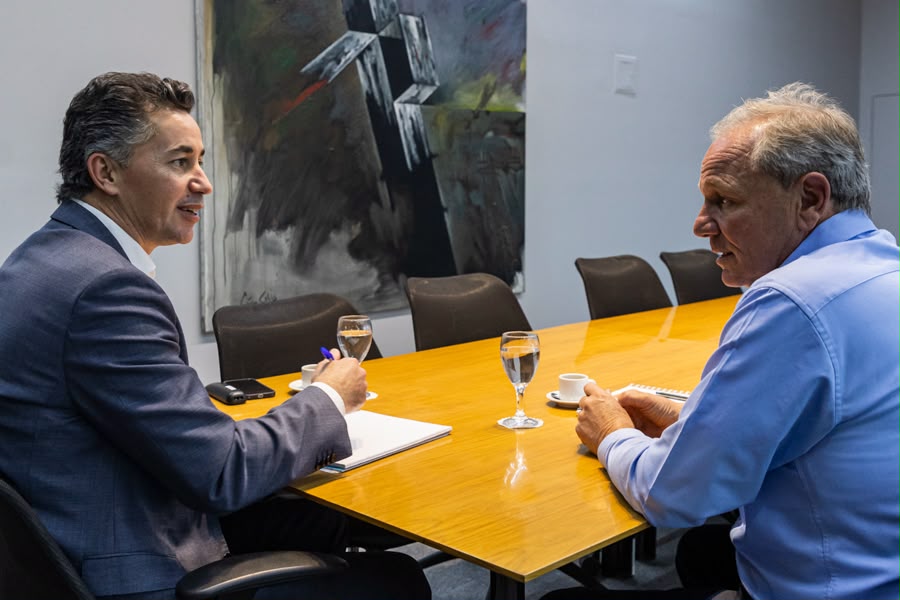 Calvo y De Rivas repasaron el avance de las obras en marcha en Río Cuarto